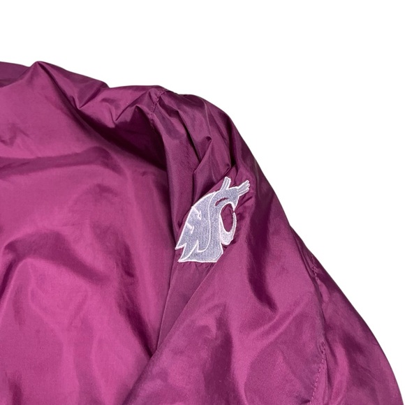 Vintage Washington State Cougars 90s crimson and gray hooded zip up jacket Large - Picture 3 of 6